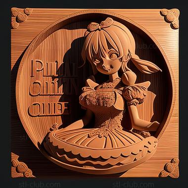 3D model Charlotte Pudding  one Piefrom ANIME (STL)